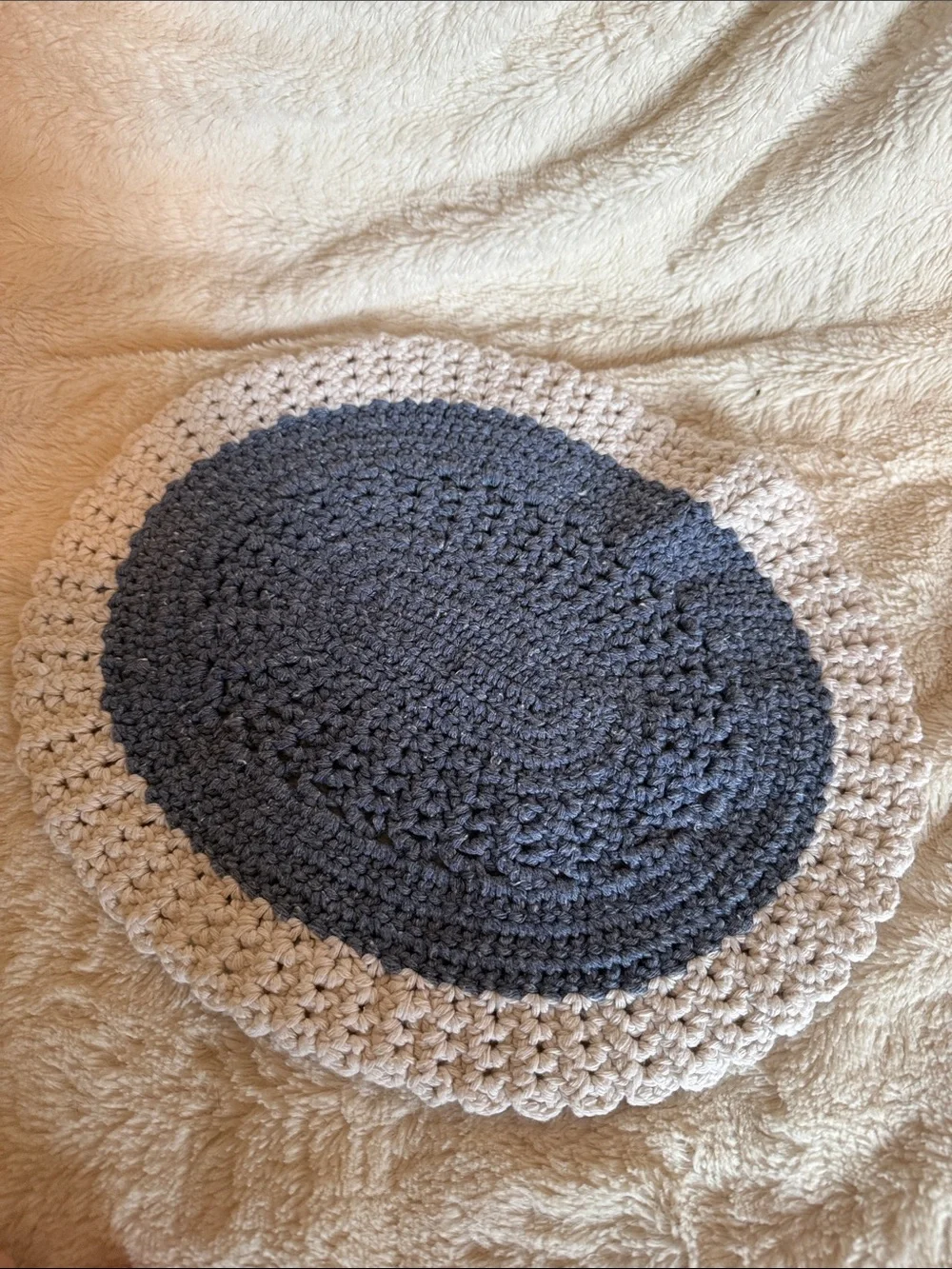 Handmade handcrafted oval